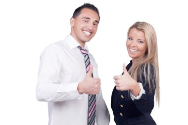 Asyalı genç bir adam ve güzel bir beyaz kadın