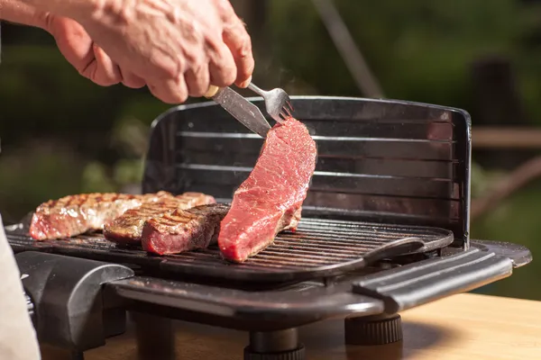 Steak turn — Stock Photo, Image