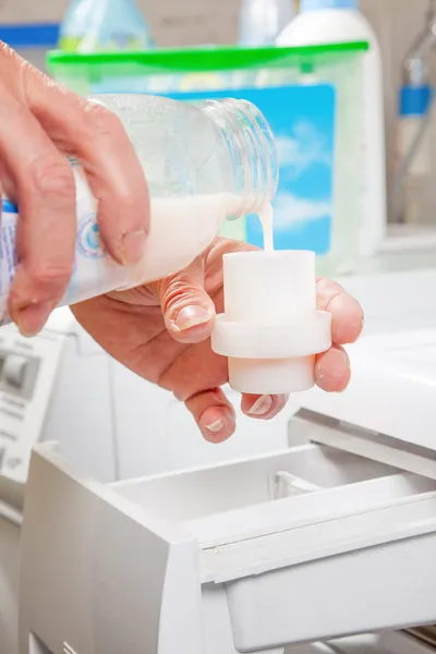 Fabric conditioner fill — Stock Photo, Image