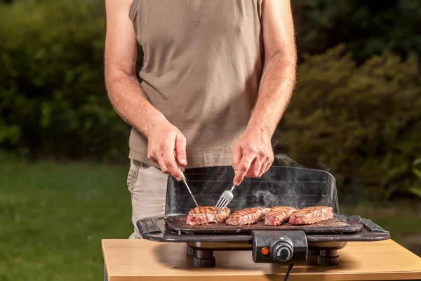 Elektrisk grill — Stockfoto