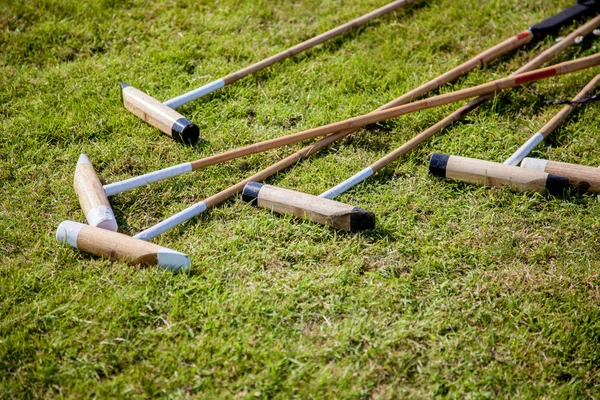 Polo Rackets — Stockfoto