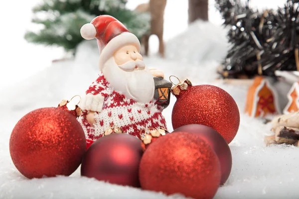 Largo camino hasta el árbol de Navidad — Foto de Stock