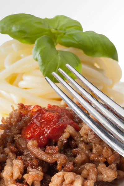 Detalhes de carne picada assada — Fotografia de Stock