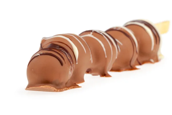 Chocolate snake — Stock Photo, Image