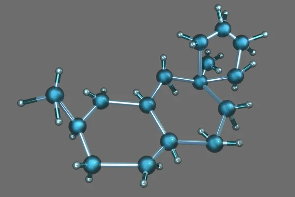 3D atom yapısı — Stok fotoğraf