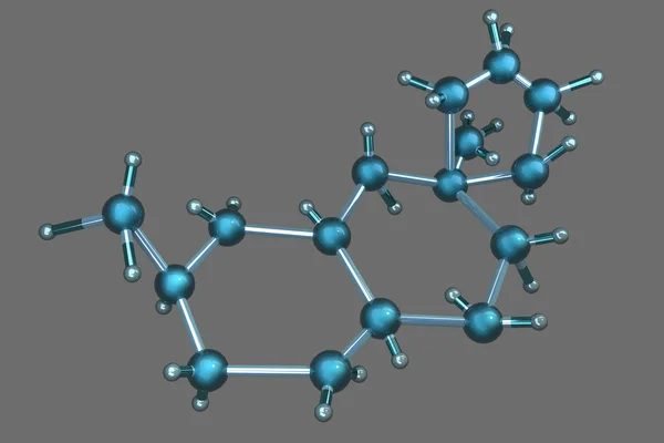 3D atom-strukturen — Stockfoto