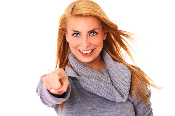 Mujer feliz — Foto de Stock