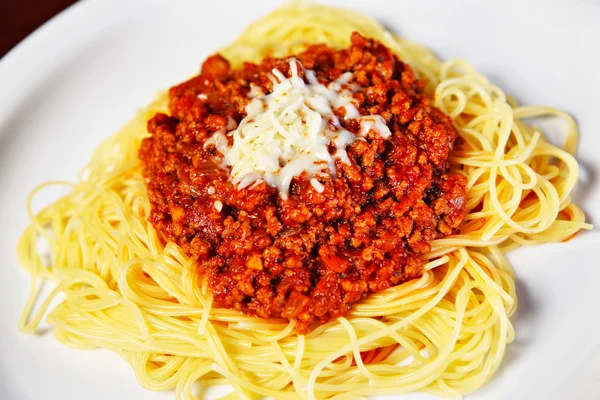 Spagettibolognese — kuvapankkivalokuva