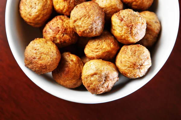 Bowl of meatballs — Stock Photo, Image