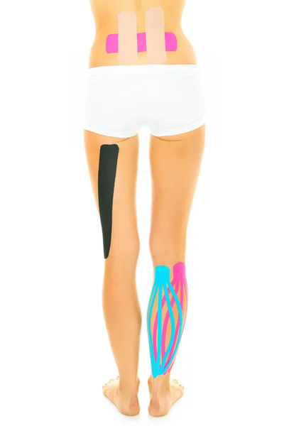 Physio tape behandeling — Stockfoto