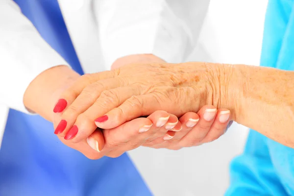 Senior hands — Stock Photo, Image