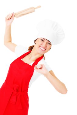 Mutfakta bir aşçı olduğunu?