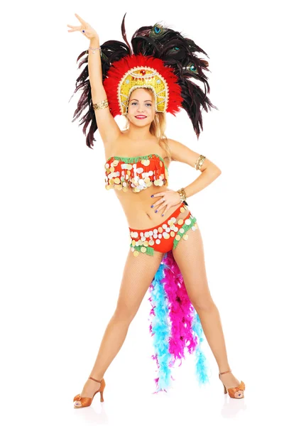 Samba dancer — Stock Photo, Image