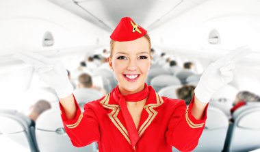 Stewardess clipart