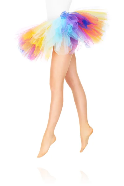 Sexy legs of a ballerina — Stock Photo, Image