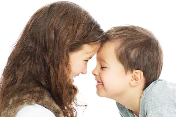 Lief broers en zussen — Stockfoto