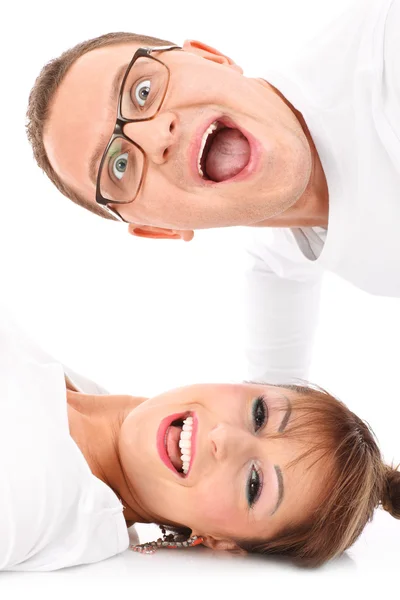 Feliz pareja joven — Foto de Stock