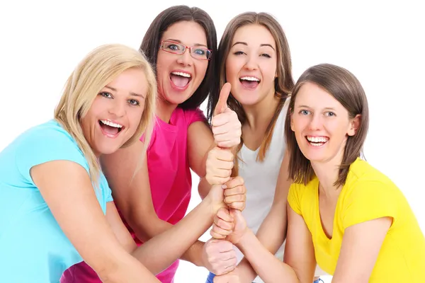 Happy group of friends — Stock Photo, Image