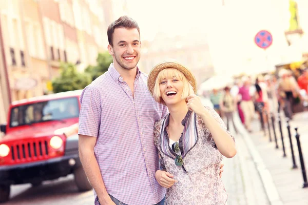 Tourists in Poland — Stock Photo, Image