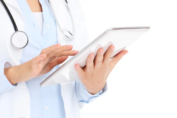 Medico con tablet — Foto Stock