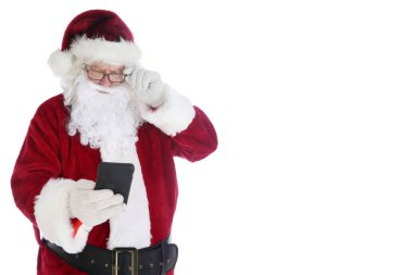 Noel Baba cep telefonunu kullanıyormuş. Noel Baba yoğun sezonunda cep telefonunu mesajlaşmak, mesaj atmak ve telefona cevap vermek için kullanır. Noel Baba Teknolojiyi Seviyor. Mutlu noeller. İyi tatiller..