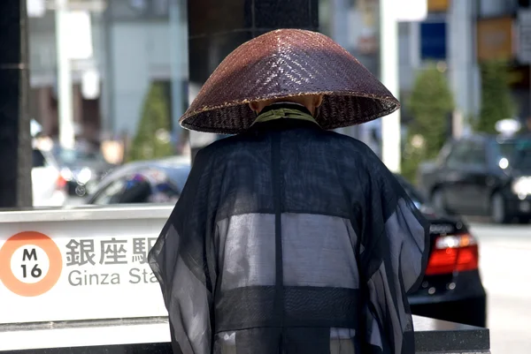 Monge budista em Ginza, Tóquio, Japão Imagens De Bancos De Imagens Sem Royalties