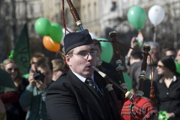 St. patrick day, budapest, ungarisch — Stockfoto