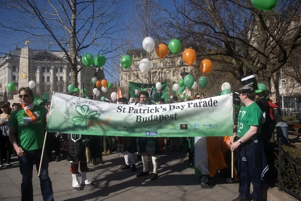 St. Patrick Day, Budapest, Hungary — Stock Photo, Image