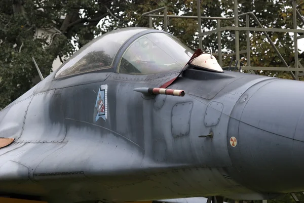 Supersonic mig-29 jaktplan, warszawa, Polen — Stockfoto