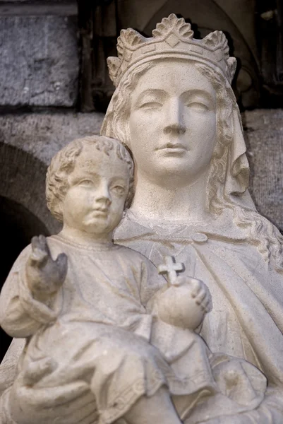 Mary and the baby Jesus, Eindhoven, The Netherlands — Stock Photo, Image