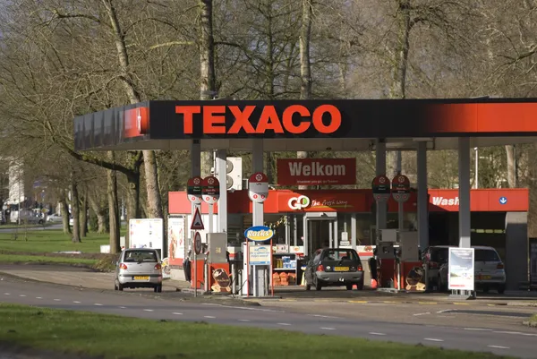 Texaco filling station, Eindhoven, Países Baixos — Fotografia de Stock