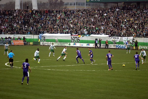 FTC - Ujpest football match, Budapest, Hungría — Foto de Stock