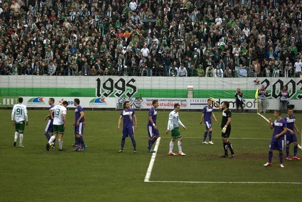 FTC - minnesplakett fotbollsmatch, budapest, Ungern — Stockfoto