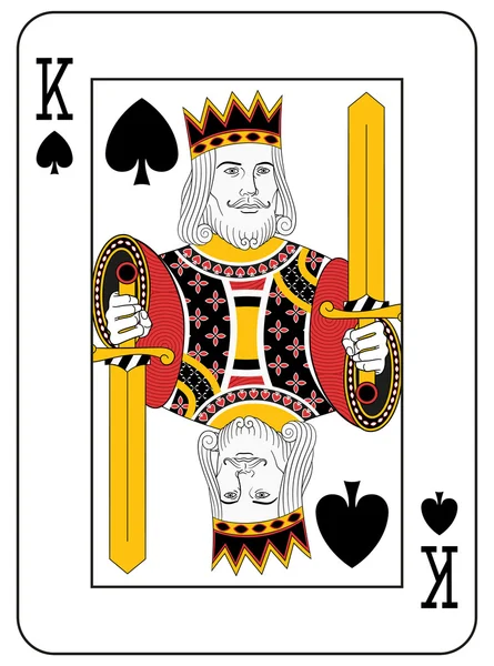 King of spades — Stock Vector