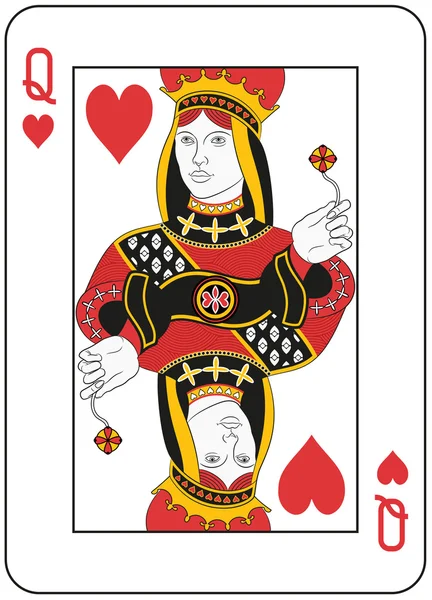 Queen of Hearts — Stock Vector