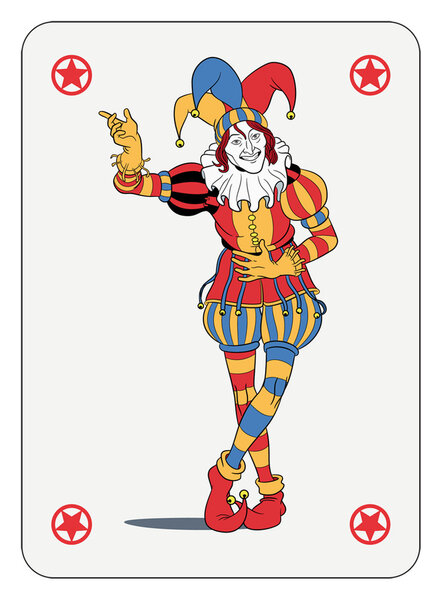 Joker playing card