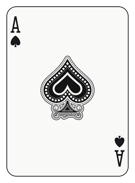 Ace of Spade Stock Vector