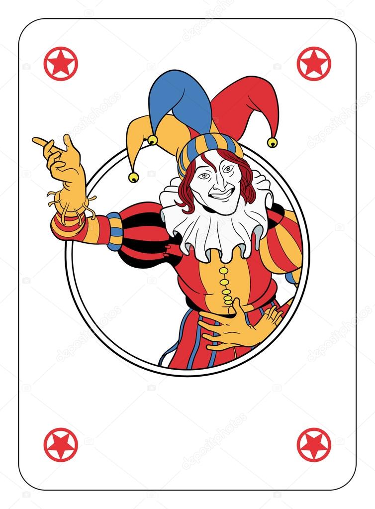 Joker playing card