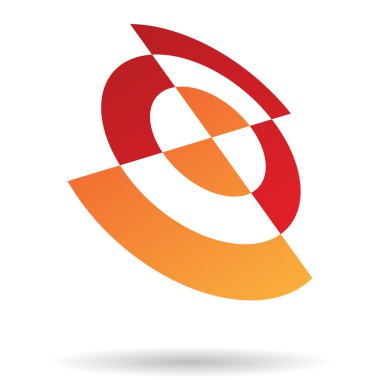 renkli soyut hedef simgesini