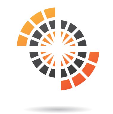 soyut örümcek web simgesi