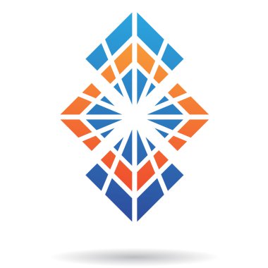 soyut örümcek web simgesi