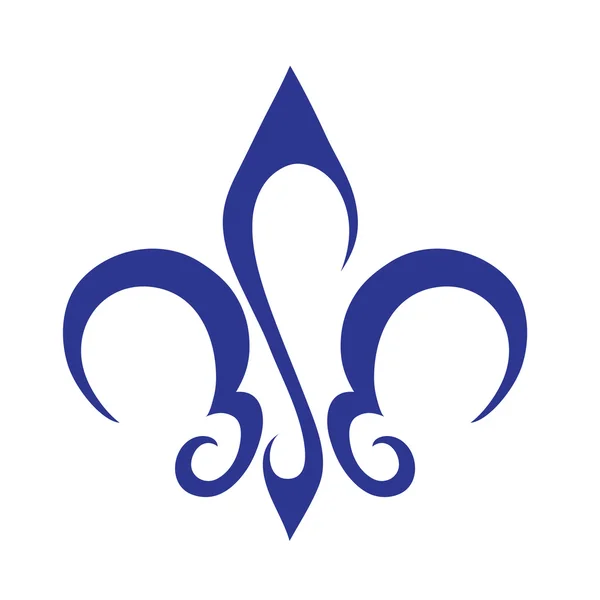 抽象 fleur de lis 图标 — 图库矢量图片