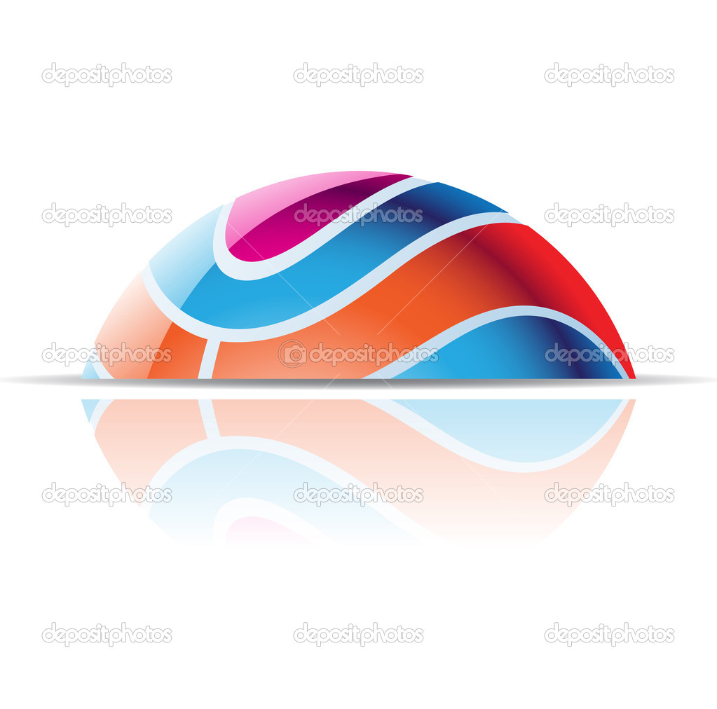 Colorful Dome Abstract Icon