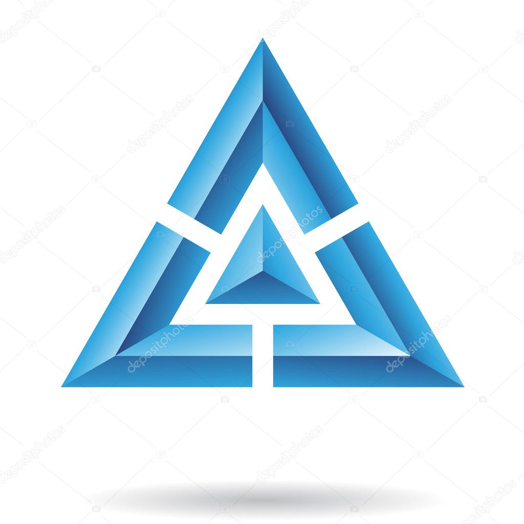 Triangle Pyramid Abstract Icon