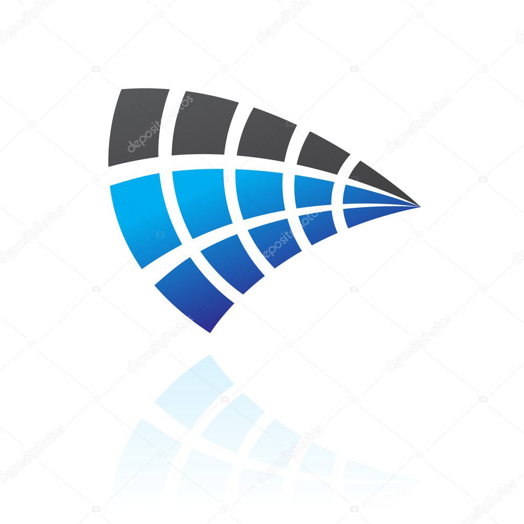 Crest Shaped Abstract Icon