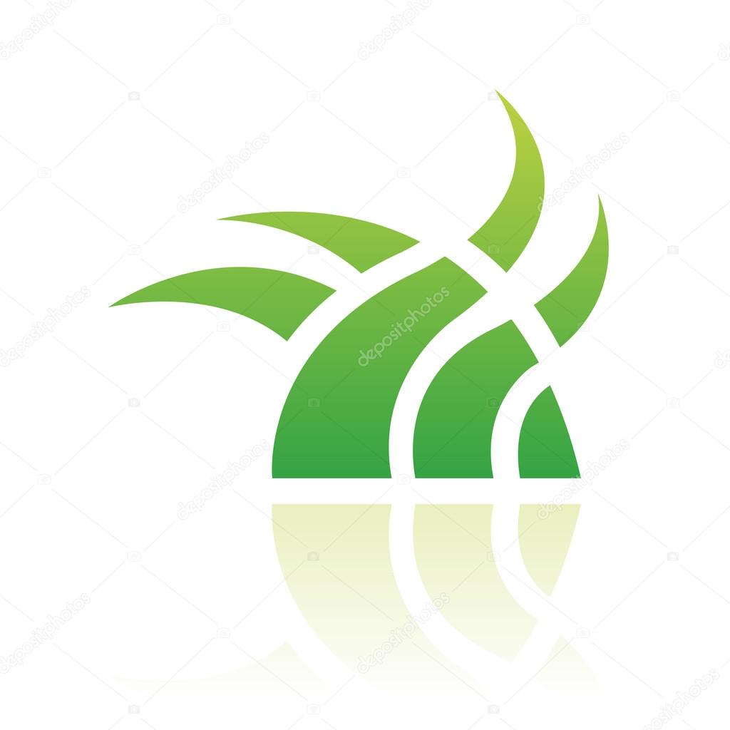 Grass Shaped Abstract Icon