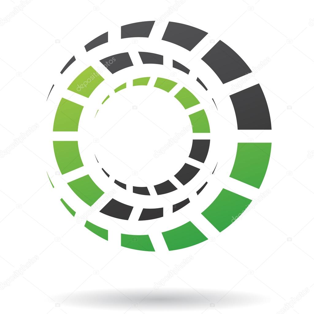 Colorful Abstract Cogs Icon