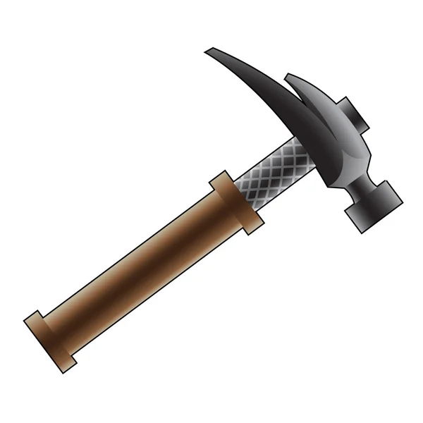 Martillo de dibujos animados — Vector de stock