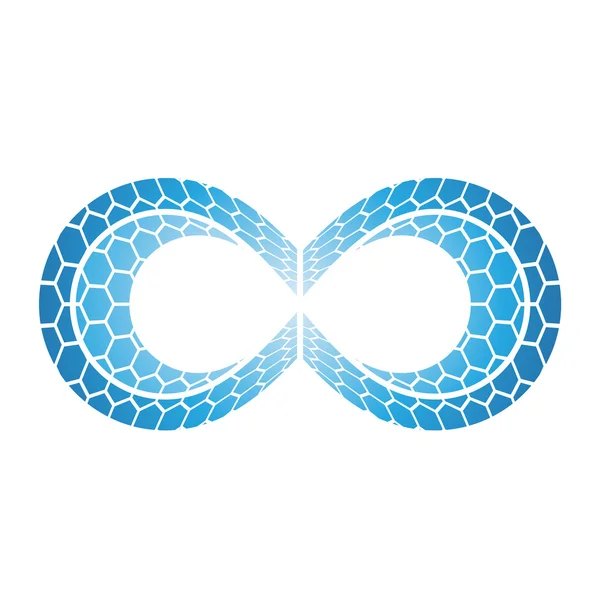 Diseño de símbolo infinito — Vector de stock