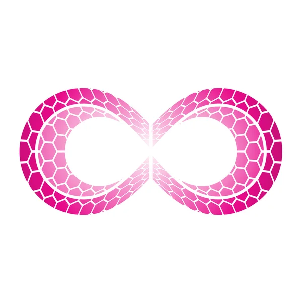 Conception de symbole d'infini — Image vectorielle